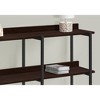 3-Tier Laminate Console Table with Metal Frame for Entryway, Living Room, or Bedroom - 3 of 4