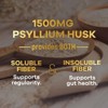 Psyllium Husk Capsules, Max Potency Dietary Fiber 1500mg, 100% Soluble Pills - 60 Capsules By Nature's Nutrition - 3 of 4