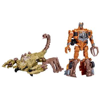 Transformers Rise of the Beasts Scourge and Predacon Scorponok Action Figure Set - 2pk