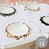 Big Dot of Happiness Leopard Print - Cheetah Party Round Table Decorations - Paper Chargers - Place Setting For 12 - 2 of 4