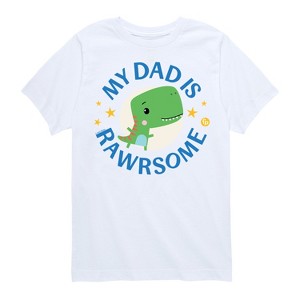 Boys' - Fisher-Price - My Dad Is Rawrsome Short Sleeve Graphic T-Shirt - 1 of 4