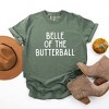 Simply Sage Market Women's Belle Of The Butterball Short Sleeve Garment Dyed Tee - 3 of 4