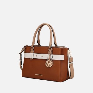 MKF Collection Jamie Vegan Leather Women's Satchel Bag by Mia K - 1 of 4