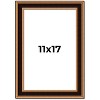PosterPalooza | Weathered Gold Picture Frame - UV Acrylic, Foam Board Backing, Hanging Hardware - 2 of 4