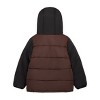 LONDON FOG Little/Big Boys' Fleece Lined Hooded Puffer Coats - 4 of 4