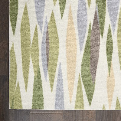 Violet Traditional Medium Rectangular Synthetic Rug