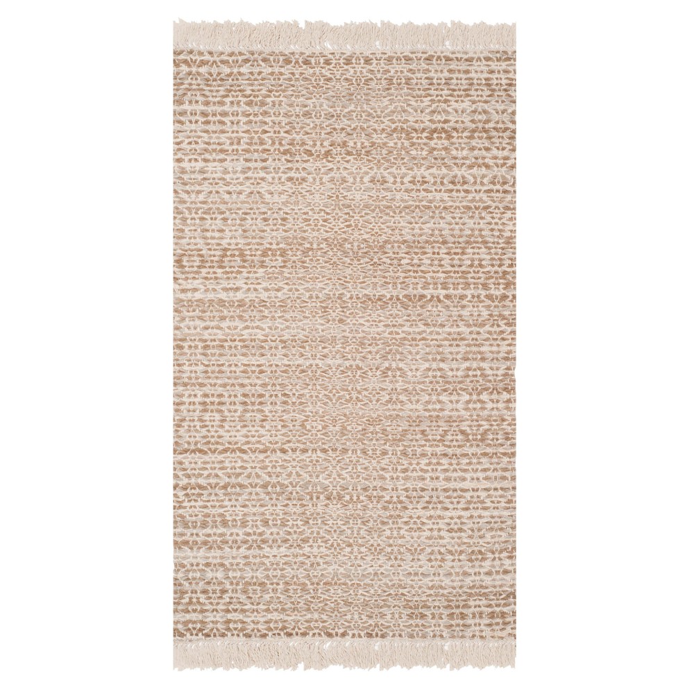 Beige/Ivory Solid Tufted Accent Rug 3'x5' - Safavieh