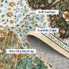 coucheta Washable Vintage Area Rugs, Non-Slip Stain-Resistant Ultra-Soft Low Pile Carpet, Easy to Clean Indoor Rugs, for Office, Bedroom, Living Room - 4 of 4