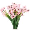 Unique Bargains Plastic Violet Faux Artificial Flower Heads for Indoor and Outside - 4 of 4