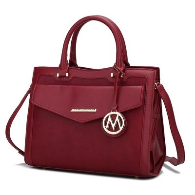 MKF Collection Alyssa Multi-Compartment Satchel Women’s Bag by Mia K