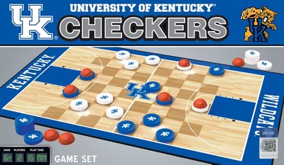 MasterPieces Officially licensed NCAA Kentucky Wildcats Checkers Board Game for Families and Kids ages 6 and Up