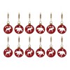 Metal Cut Out Bear and Moose Ornament (Set of 12) - 3 of 3
