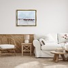 Stupell Industries Horse Herd Grazing Beach Shore Black Framed Floater Canvas Wall Art - 2 of 4