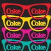 Women's - Coca-Cola - Retro Sunglasses Juniors Fitted Graphic T-Shirt - 2 of 3