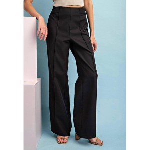 Women's Casual Wide Leg Trouser - ee:some - 1 of 3