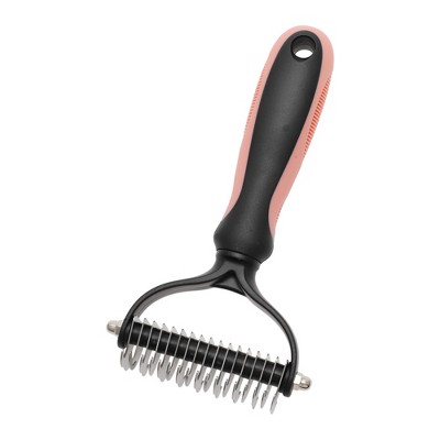 Unique Bargains Pets Grooming Supplies 6.69"x3.54" Deep Pink 1 Pc