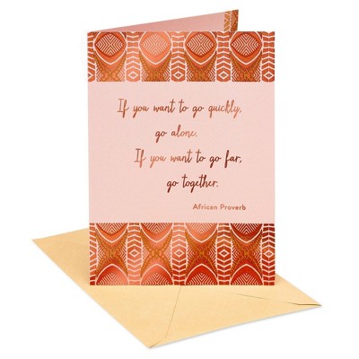 Every Step Of The Way Thank You Greeting Card