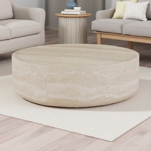 39.37" Fiberglass MARS Round Coffee Table - 1 of 4