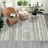 Large Rugs  Boho Dining Room Rug, Stain-Resistant Low Pile Indoor Carpet, Distressed Geometric Floor Mats - 2 of 4
