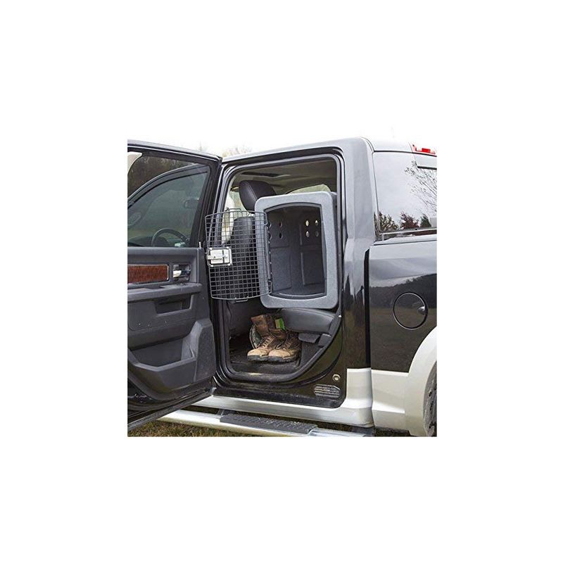Dakota283 G3 High Security Polyethylene Framed Door Large Dog Kennel with Keyed Paddle Latching Door, X Large, Plastic, Dark Granite, 3 of 4