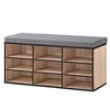 Kings Brand Furniture Apollo 9-Cube Shoe Organizer – Adjustable Shelves for Entryway or Closet Storage - 2 of 3
