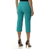 Rekucci Women's Ease into Comfort Capri with Button Detail - 3 of 4