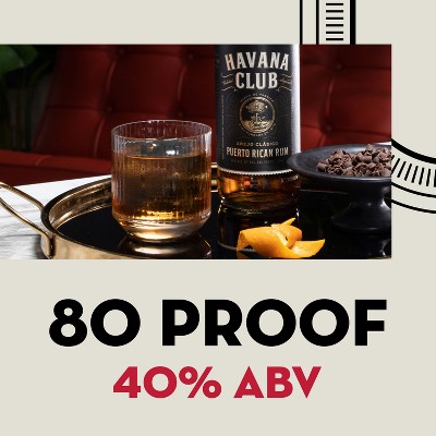 Havana Club Anejo Clásico Puerto Rican Rum - 750ml Bottle