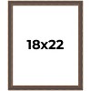 PosterPalooza | Elegant Brown Picture Frame - UV Acrylic, Foam Board Backing, Hanging Hardware - 2 of 4