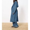 Women's Carmelina Blue Jean Trench Coat - FRNCH - 3 of 4