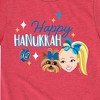 Boys' JoJo Siwa Happy Hanukkah Short Sleeve Graphic T-Shirt - Heather Red - X-Large - 2 of 4