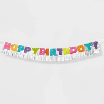 Iridescent Tassel Garland/Balloon Tail — Festive Fête
