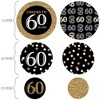 Big Dot of Happiness Adult 60th Birthday - Gold - Birthday Party Giant Circle Confetti - Party Decorations - Large Confetti 27 Count Product Name - 2 of 4