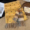 Anna-Kaci Reversible Polka Dot Scarf with Soft Fabric and Fringe Trim 78.5×25.5 Inches - 2 of 4