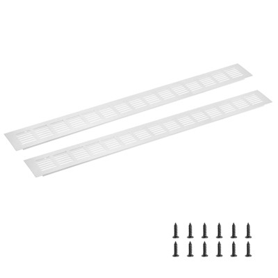 Unique Bargains Rectangle Ventilation Grille, Aluminum