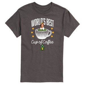 Men's - Elf - Worlds Best Cup Of Coffee Short Sleeve Graphic T-Shirt - 1 of 4