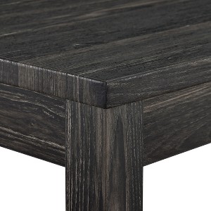 Gulches 5-Piece Industrial Bar Dining Set - 36" Square Table + 4 Chairs, MDF & Solid Wood, Space-Saving for Living Room/Dining Room/Game Room - 1 of 3