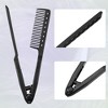 Unique Bargains ABS Hair Straightening Comb Home Heat Resistance Home Straightener Hair Styling Comb - 2 of 4