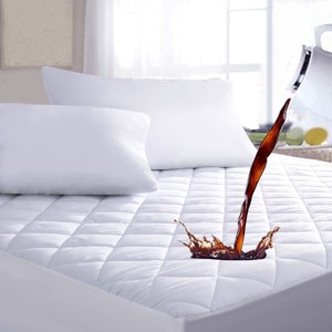 Aoibox Full Size Quilted Waterproof Mattress Pad Protector Breathable Soft Deep Pocket Fitted Bed Cover Vinyl-Free - 1 of 4