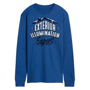 Men's - Instant Message - Exterior Illumination Expert Christmas Lights Long Sleeve Graphic T-Shirt - 1 of 4