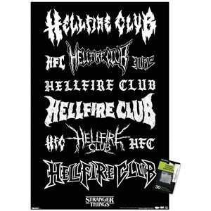 Trends International Netflix Stranger Things: Season 5 (2025) - Hellfire Logos Unframed Wall Poster Prints - 1 of 4