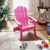 Tangkula 4PCS Kid's Adirondack Chair All-Weather HDPE Toddler Lawn Chair w/ Ergonomic Design - 3 of 4