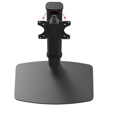 Black Adjustable Height Steel Standing Desk Converter