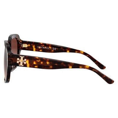 Tory Burch TY 7143U 172813 Womens Square Sunglasses Dark Tortoise 56mm, 3 of 4