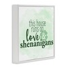 Stupell Industries Love & Shenanigans Family Shamrock Phrase Black Framed Giclee Art - 3 of 4