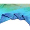 Allegra K Women's Large Tassel Wrap Scarf Wrap Multi-Color Floral Print Gradient Color Scarf - 3 of 4