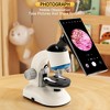 Topteng Kid Microscope Kit Set, Rotating Microscope, Educational Science Toys for Kids, Yellow - 4 of 4