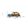 HomeRoots 6" Blue And Yellow Metal Hand Painted Decorative Car - 3 of 4
