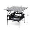 Sevobal Outdoor Portable Chairs 3PCS Folding Table and Chair Set with Storage Bag for Patio Garden Deck Poolside, Multicolored, 27.56"*27.56"*27.56" - 2 of 4
