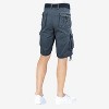 X RAY Men's Belted 12.5" Inseam Knee Length Cargo Shorts (Big & Tall) - 2 of 3