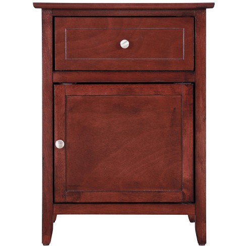 Cherry wood sale nightstand target